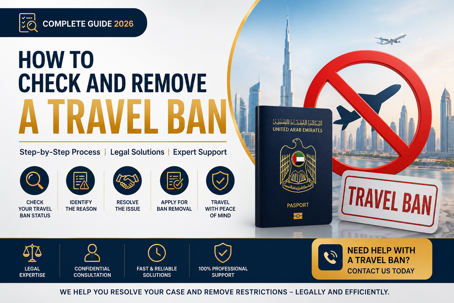 How to Check and Remove a Travel Ban in the UAE: Complete 2026 Guide